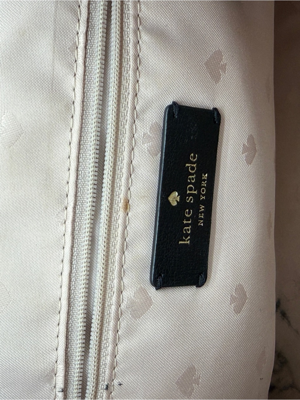 Kate Spade New York Chelsea Nylon Backpack Purse Bag Black Gold Hardware *** - Picture 10 of 11